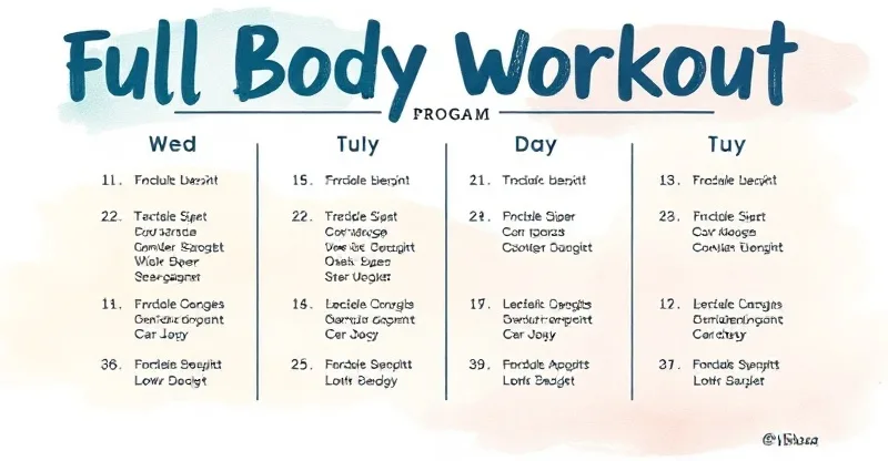 Full Body Antrenman: Haftada 3 Gün Program